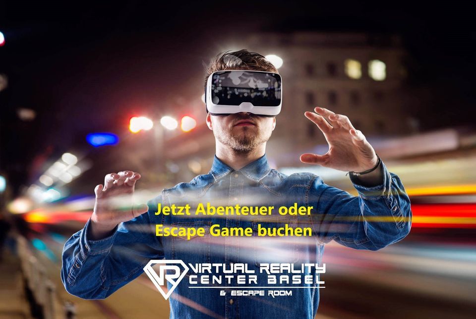 Event Gaming, Escape Room und Lasertag im VRCenter Basel, Virtual