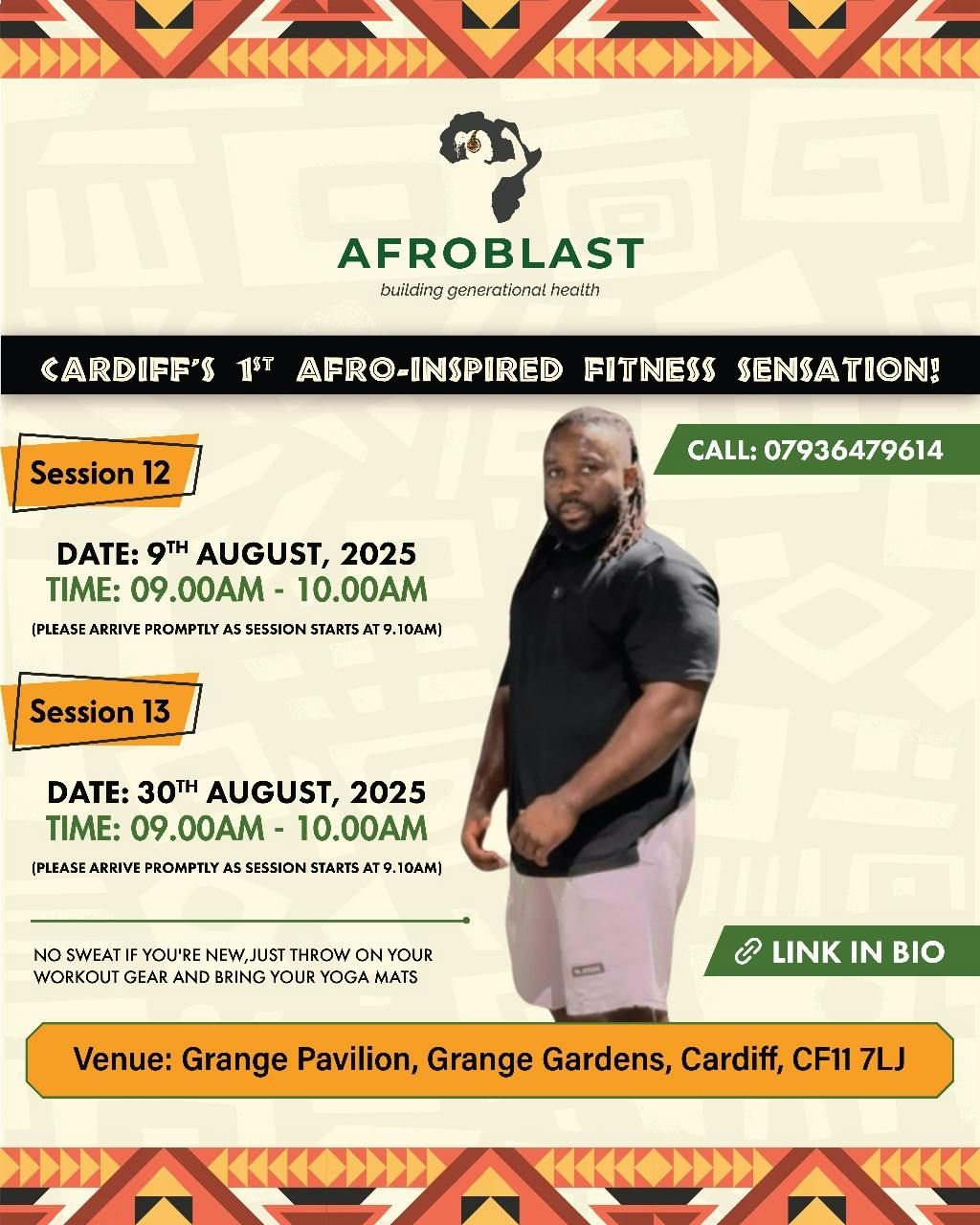 AFROBLAST with MRCLEANBITE - 13th Session of 2025 with a live DJ!, 30 August | Event in Cardiff | AllEvents
