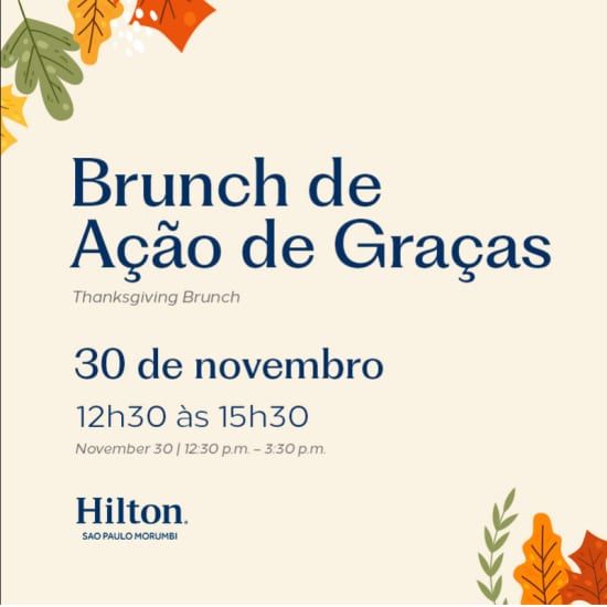 Brunch de Ação de Graças, 30 November | Event in São Paulo | AllEvents