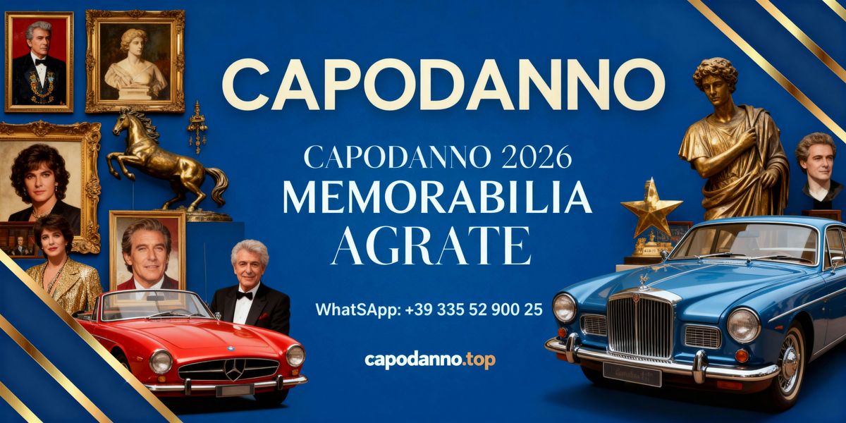 Capodanno 2026 – La Bella Vita al Memorabilia | Cenone di Gala al Museo, 31 December | Event in Agrate Brianza