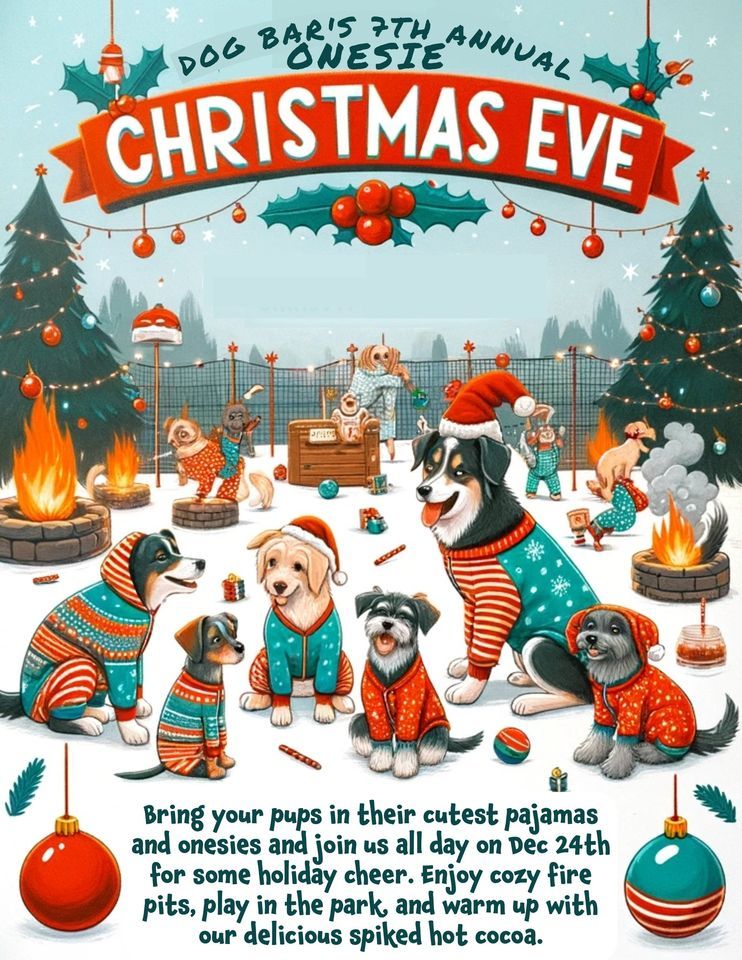 Onesie Christmas Eve, Dog Bar St. Pete, Saint Petersburg, December 24