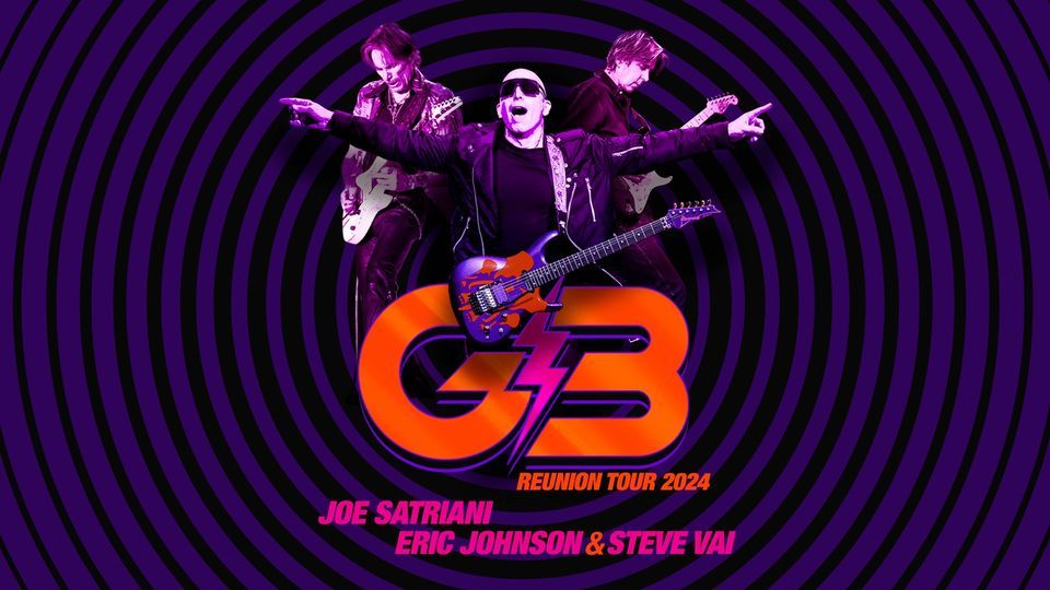 G3 Reunion Tour 2025 Joe Satriani, Eric Johnson & Steve Vai in San