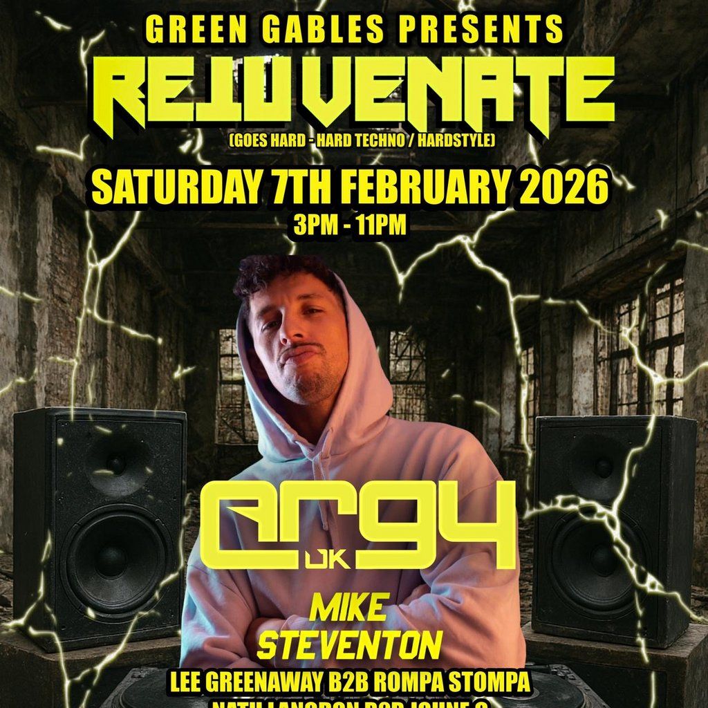 Rejuvenate Goses Hard, 7 February | Event in Exeter | AllEvents