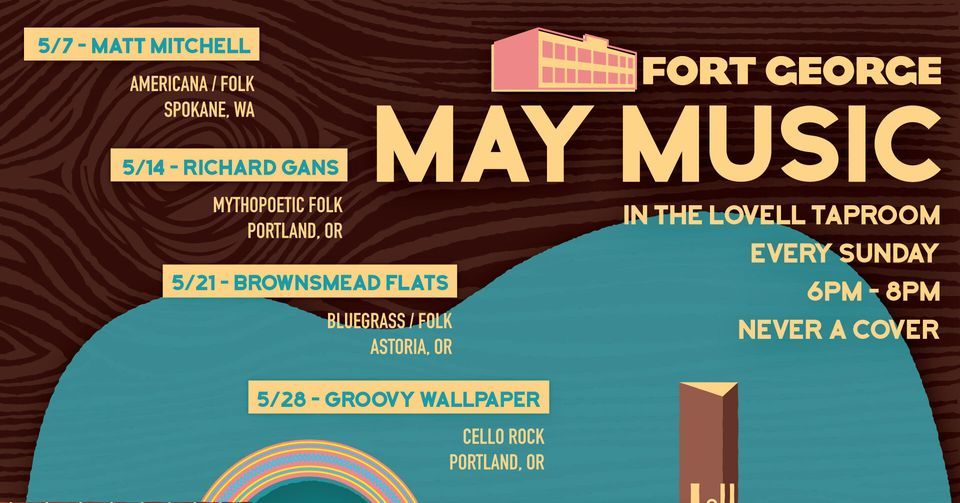 Sunday Night Music Brownsmead Flats, Fort Brewery, Astoria, 21 May