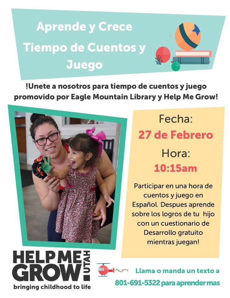 Help Me Grow Utah Open Play Spanish Edition Eagle Mountain Utah Help me grow utah open play spanish edition eagle mountain utah