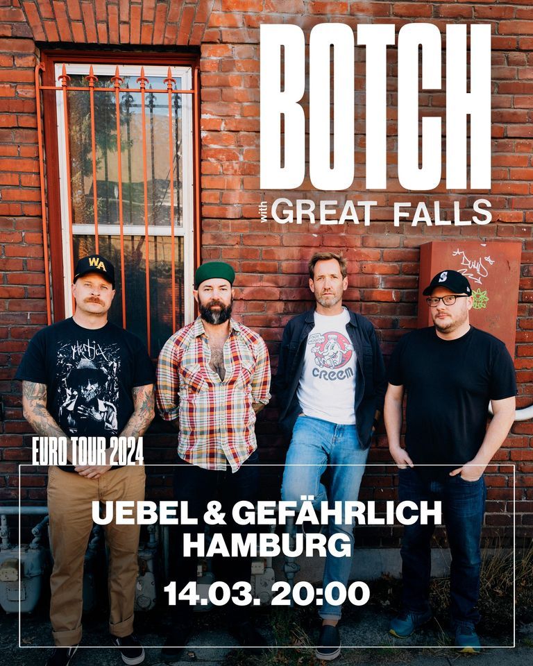 BOTCH Euro + UK Tour 2024 - Hamburg , Uebel und Gefährlich, Hamburg ...
