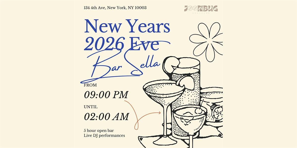 Bar Sella NYE 2026, 31 December | Event in New York | AllEvents