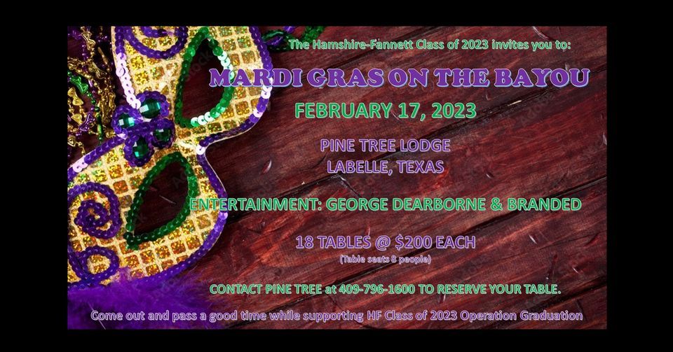 Mardi Gras on the Bayou, 3296 Rd, Beaumont, TX 777058438