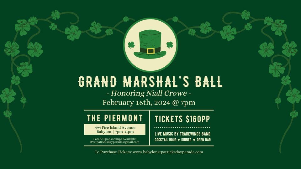 Grand Marshals Ball, The Piermont, West Babylon, February 16 2024