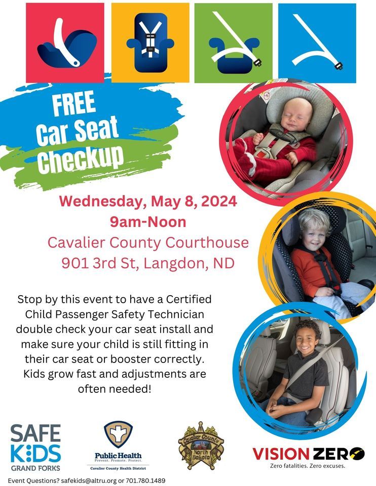 Langdon Car Seat Checkup Event, Langdon Day Care Center, 8 May 2024