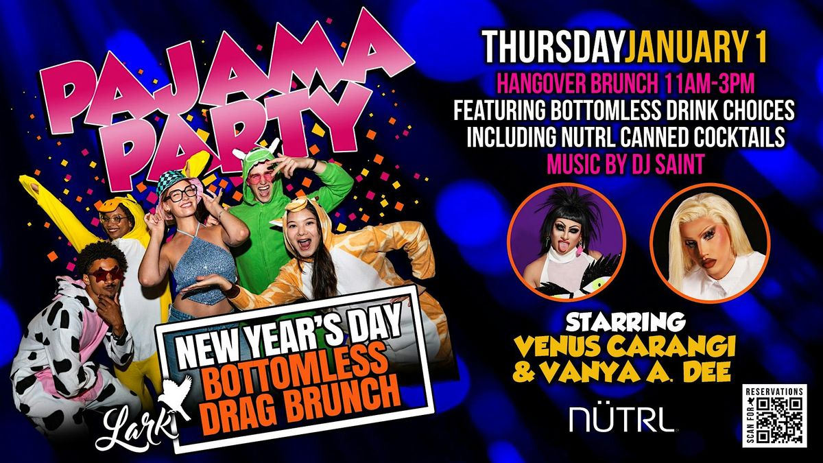 Pajama Party NYD Bottomless Drag Brunch, 1 January | Event in Chicago | AllEvents