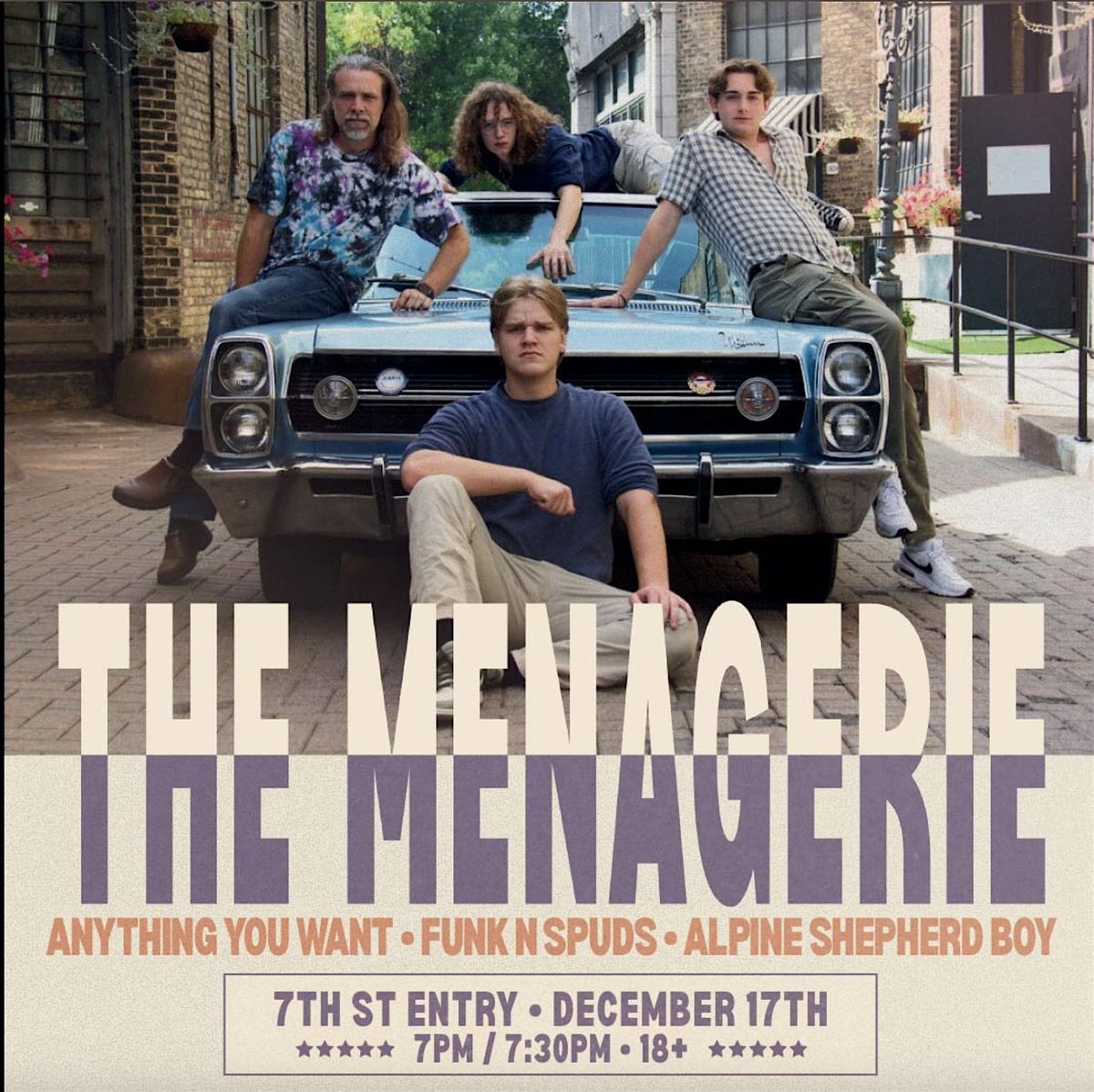 -The Menagerie- LIVE at 7th Street Entry, 17 December | Event in Minneapolis | AllEvents