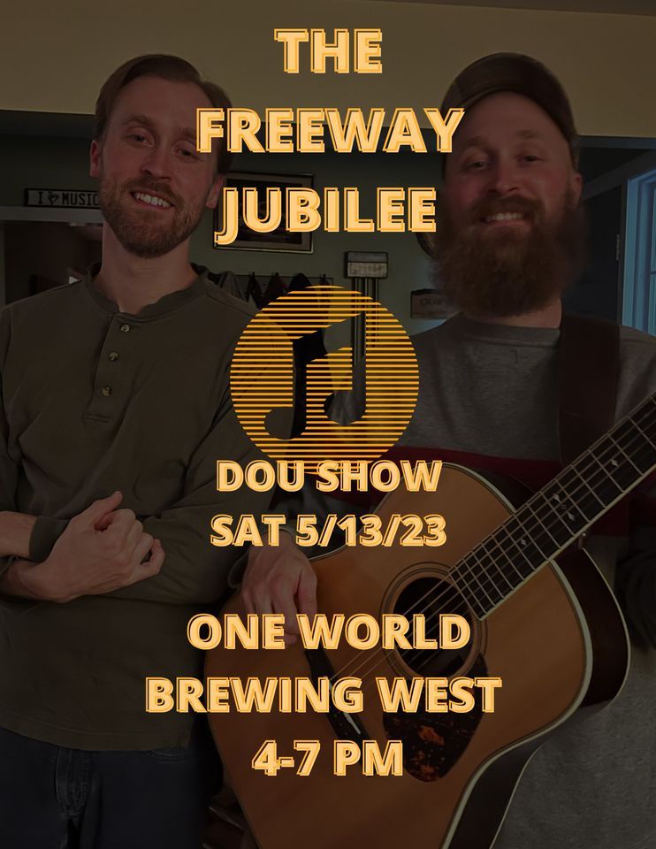 Freeway Jubilee Duo, One World Brewing West, Asheville, May 13 2023