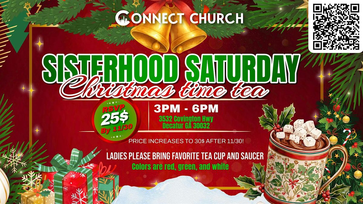 Christmas Time Tea hosted by Sisterhood Saturdays at Connect, 13 December | Event in Decatur | AllEvents
