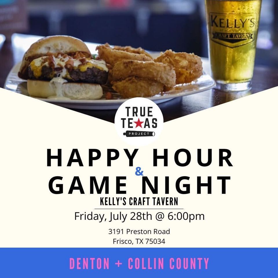 (Denton & Collin) Happy Hour & Game Night, Kelly