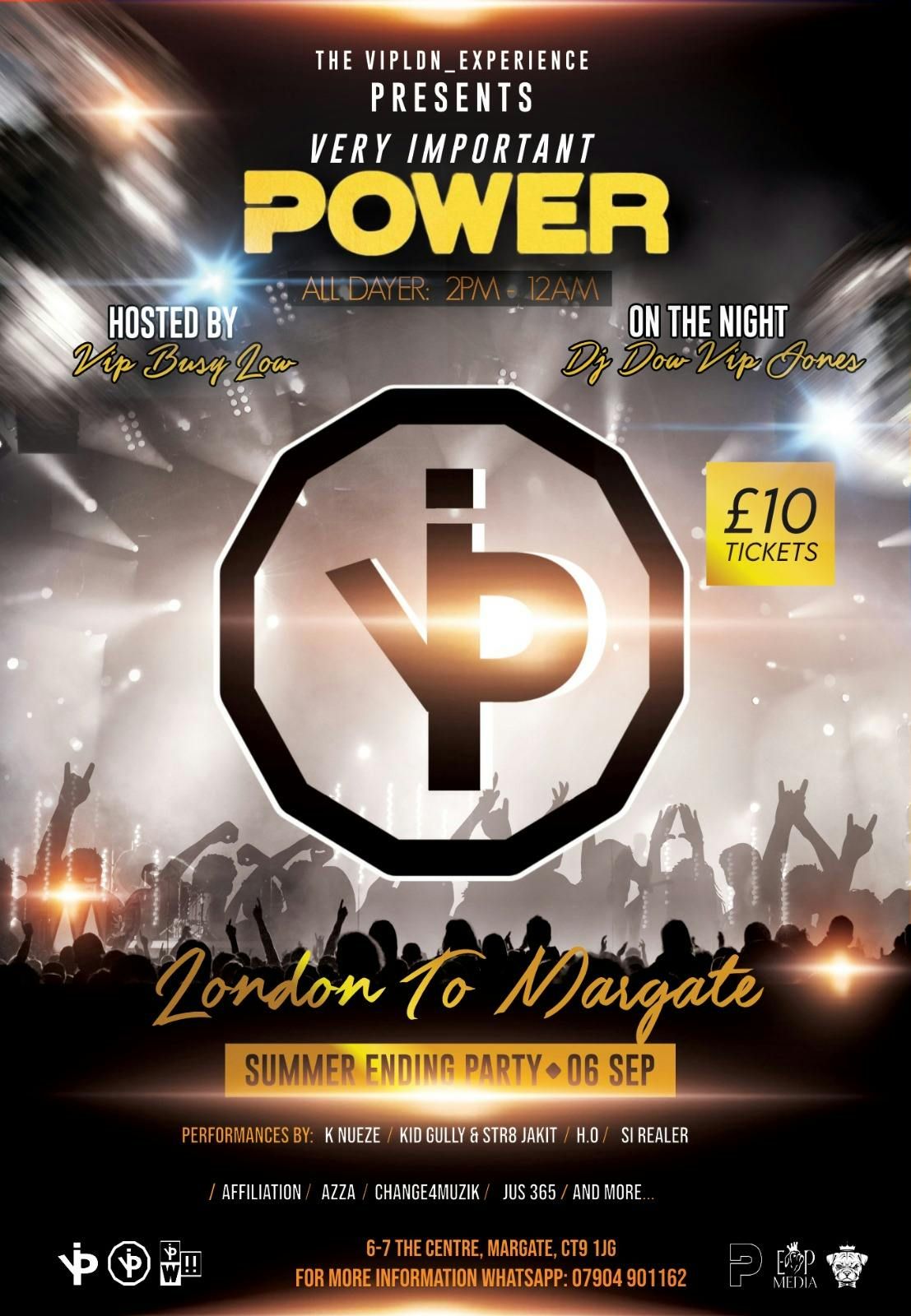 VERY IMPORTANT POWER, 6 September | Event in Margate | AllEvents