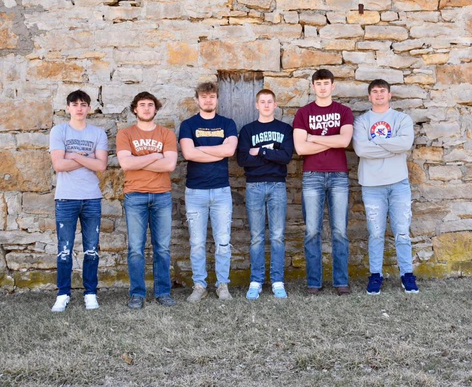 Adam, Bryson, Cameron, Dawson, Kooper, and Scouts Graduation Party