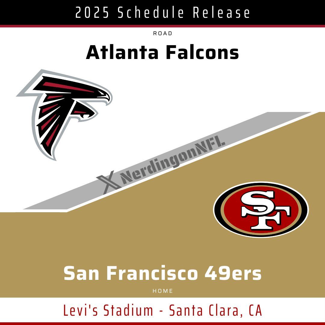 San Francisco 49ers vs. Atlanta Falcons, 18 October | Event in Santa Clara | AllEvents