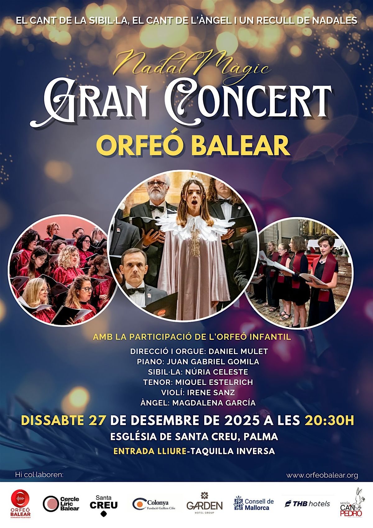 GRAN CONCERT DE NADAL DE L'ORFEÓ BALEAR, 27 December | Event in Palma | AllEvents