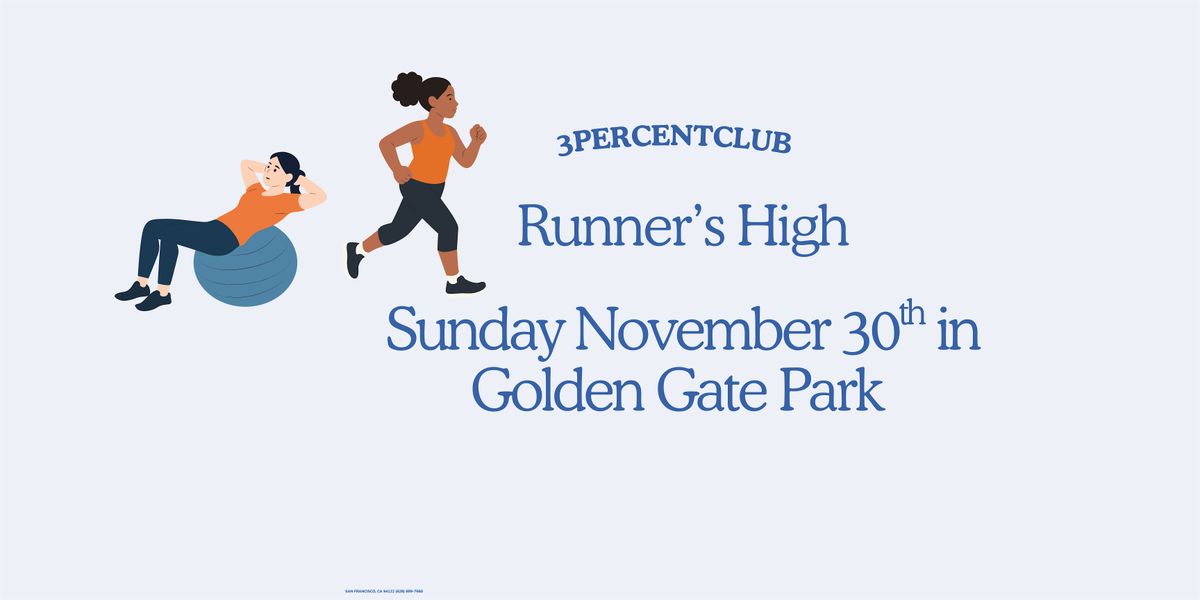 Runner's High - Charity walk/run 5K, 30 November | Event in San Francisco | AllEvents