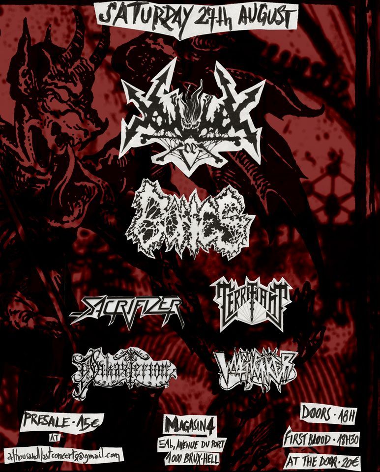 Vortex Of End Bones TerrifianT And More Magasin4 Brussels 27 08 2022 Vortex Of End Bones TerrifianT And More Magasin4 Brussels 27 08 2022