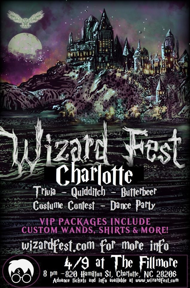 Harry Potter Party Charlotte!, The Fillmore Charlotte, 9 April 2022
