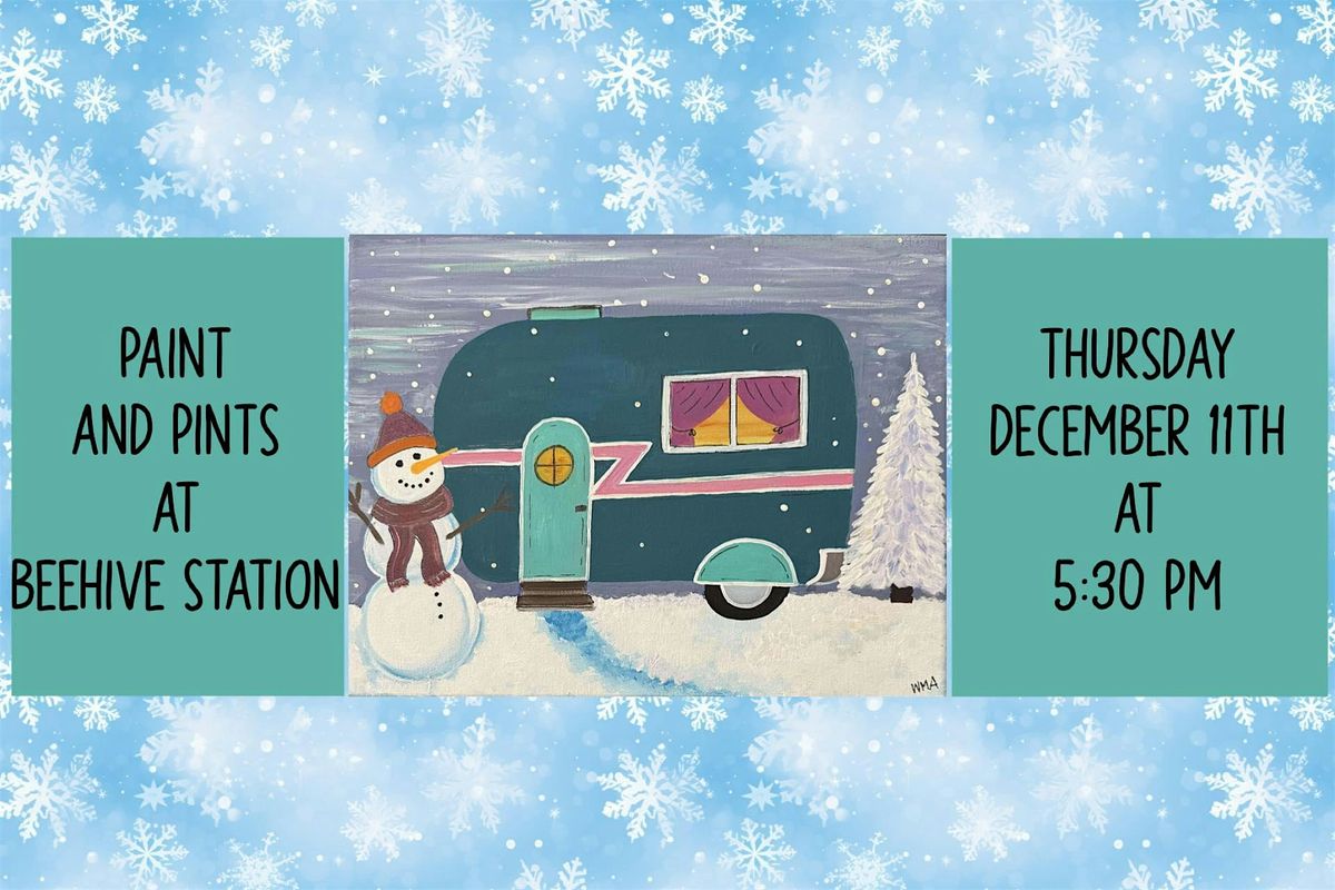 Paint and Pints At Beehive Station, 11 December | Event in Salem | AllEvents