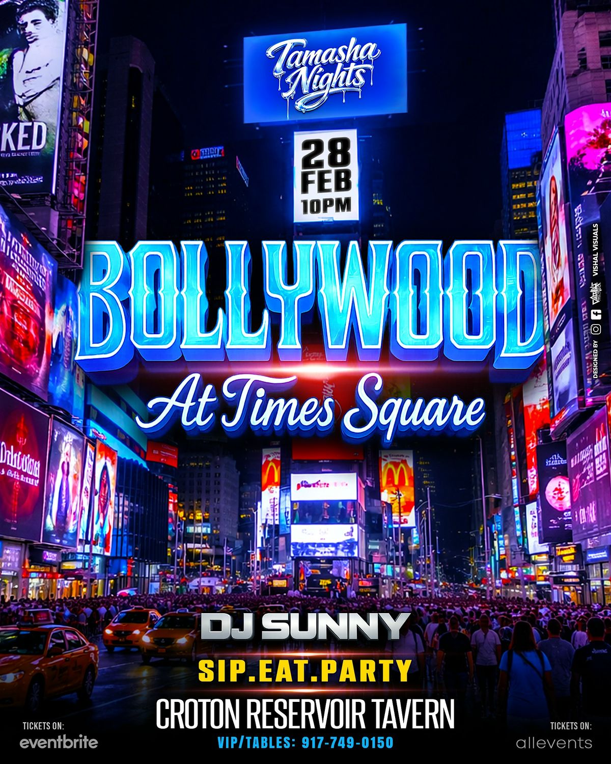 BOLLYWOOD AT TIMES SQUARE: SIP | EAT | DANCE