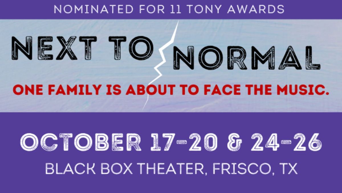 Next to Normal at Buell Theatre, 7 April | Event in Denver | AllEvents