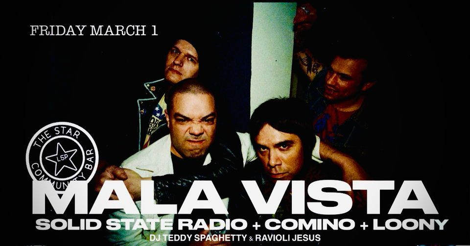 Mala Vista, Solid State Radio, Comino, Loony, DJ Teddy Spaghetty ...