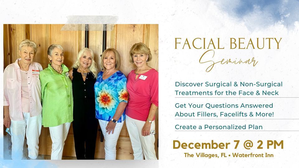 Facial Beauty Seminar - Dr. Rich Castellano, The Waterfront Inn ...