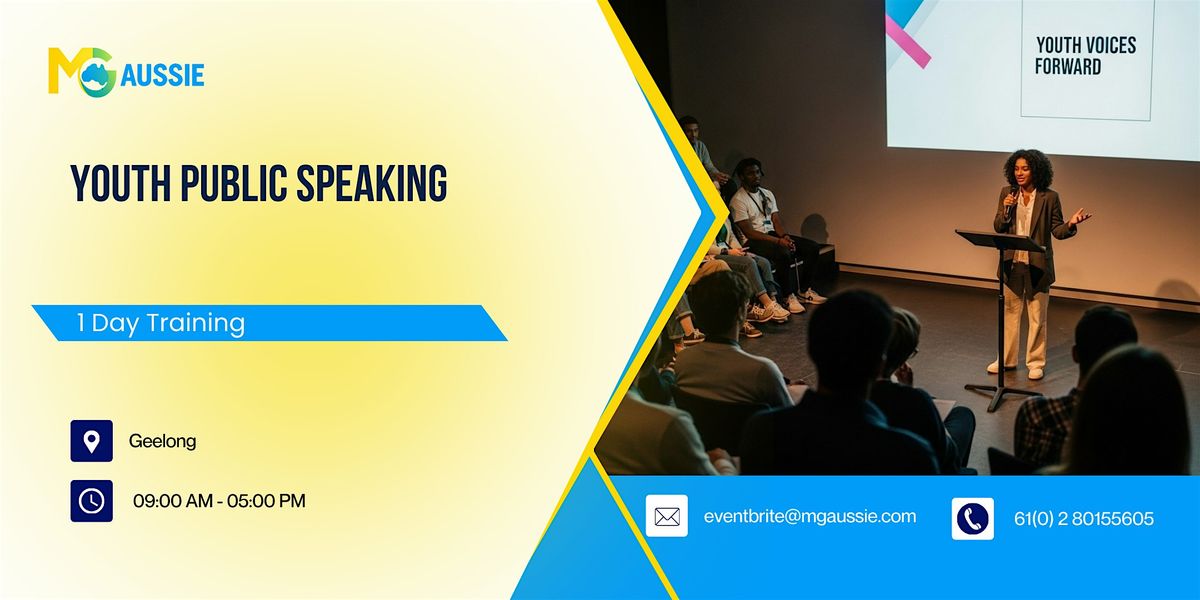 Youth Public Speaking: 1 Day Session in Geelong | Event in Geelong | AllEvents