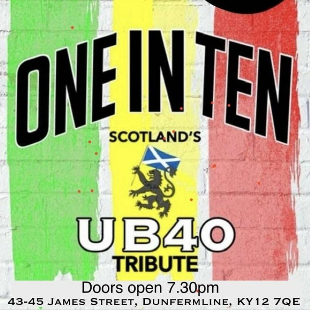 One in Ten, 23 August | Event in Dunfermline | AllEvents
