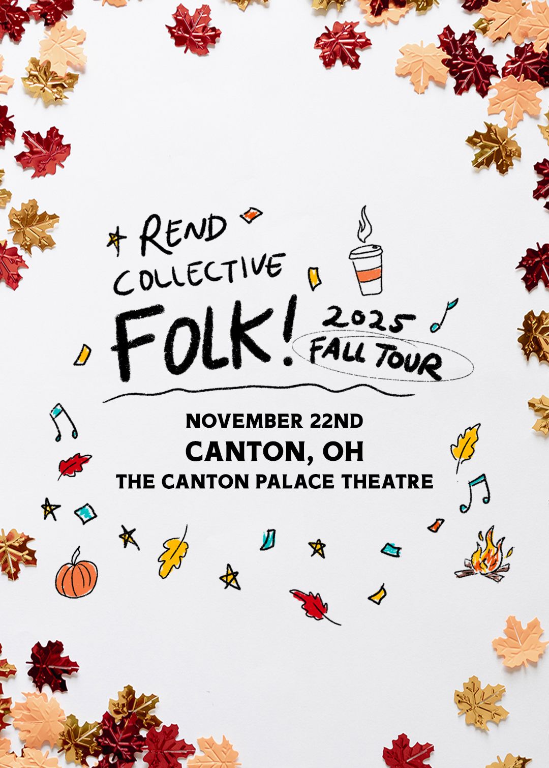 Rend Collective at Robinson Grand Performing Arts Center, Robinson ...