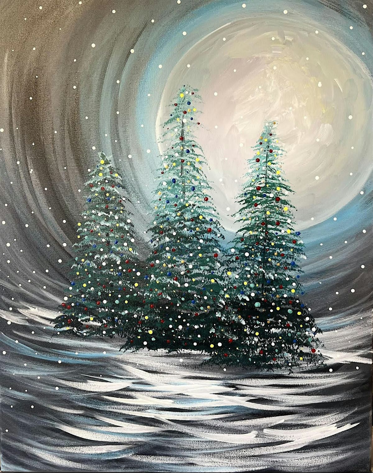 Christmas Trees Paint Party, 17 December | Event in Folsom | AllEvents