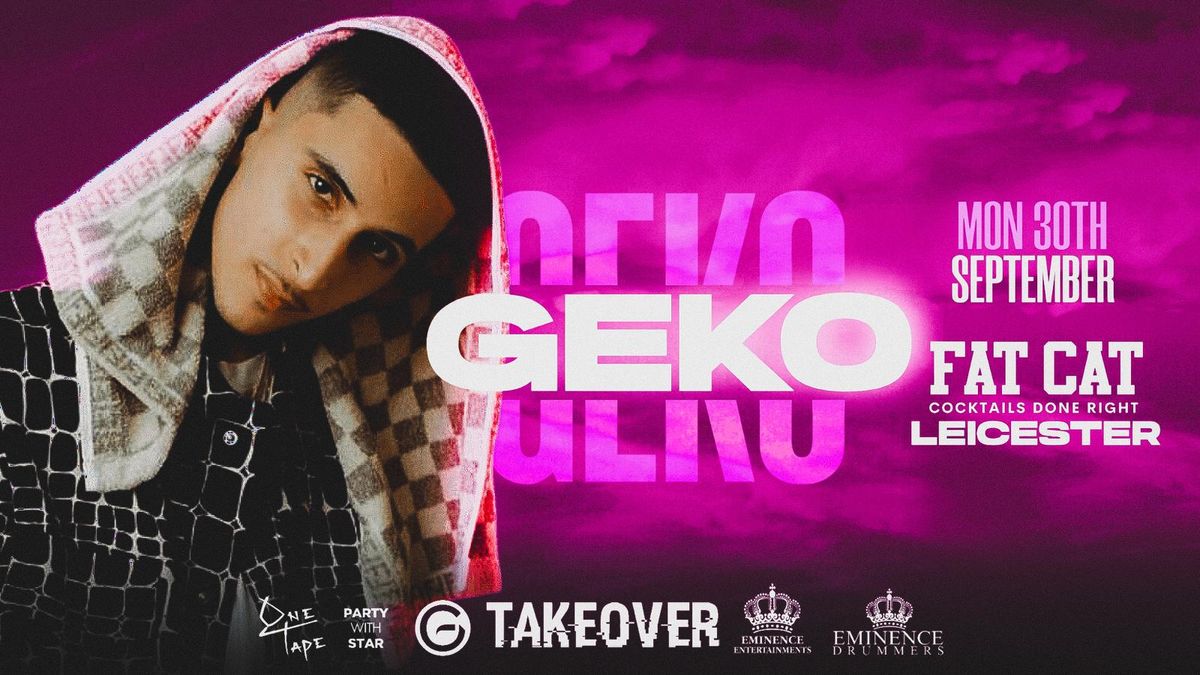 Gekko Rapper GEKO PERFROMING LIVE - CLUB REPUBLIC LEICESTER - FRESHERS 2024, Club ...
