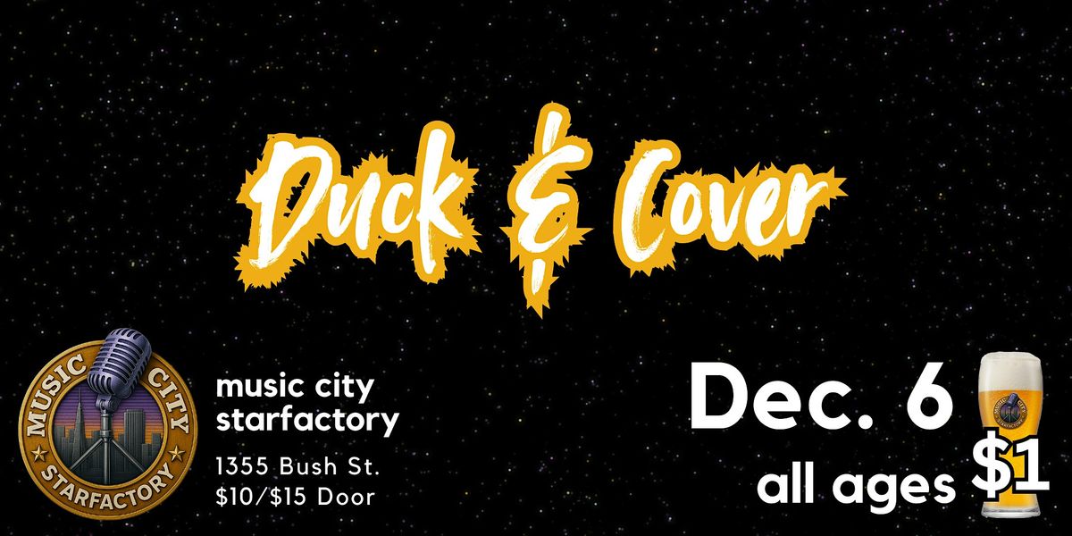 Duck &amp; Cover - Live at Music City Starfactory | Rock