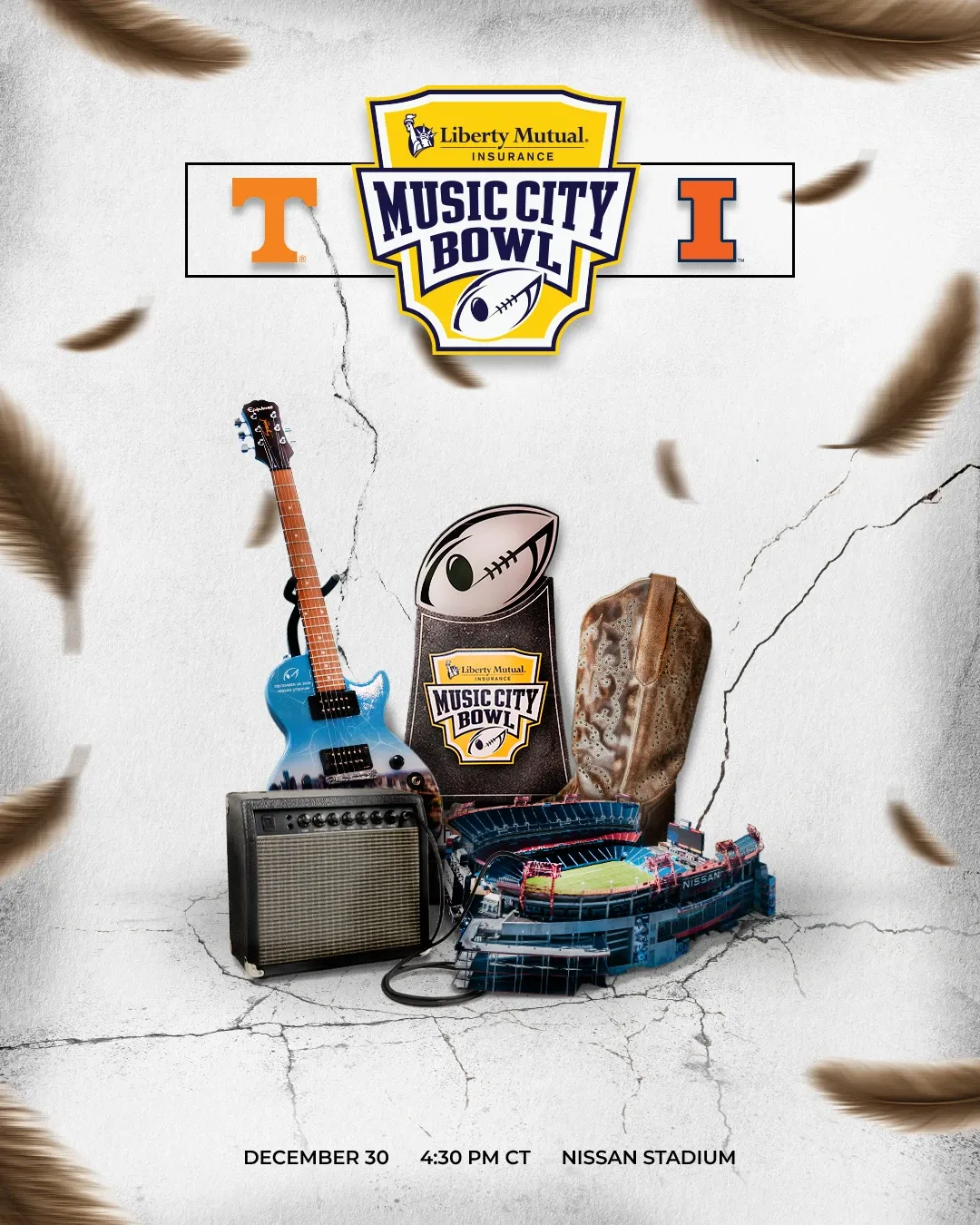 Music City Bowl - Tennessee vs Illinois at Nissan Stadium, 30 December | Event in Nashville | AllEvents