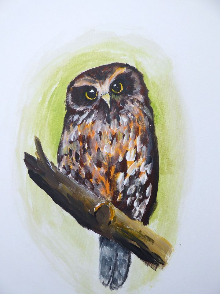 Auckland Paint and Wine Night Ruru, Longroom Auckland, 13 April 2023