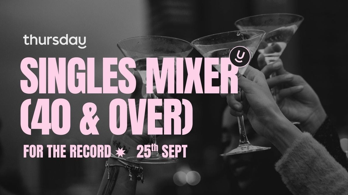 Thursday | For the Record (40+) | San Francisco , 26 September | Event in San Francisco | AllEvents