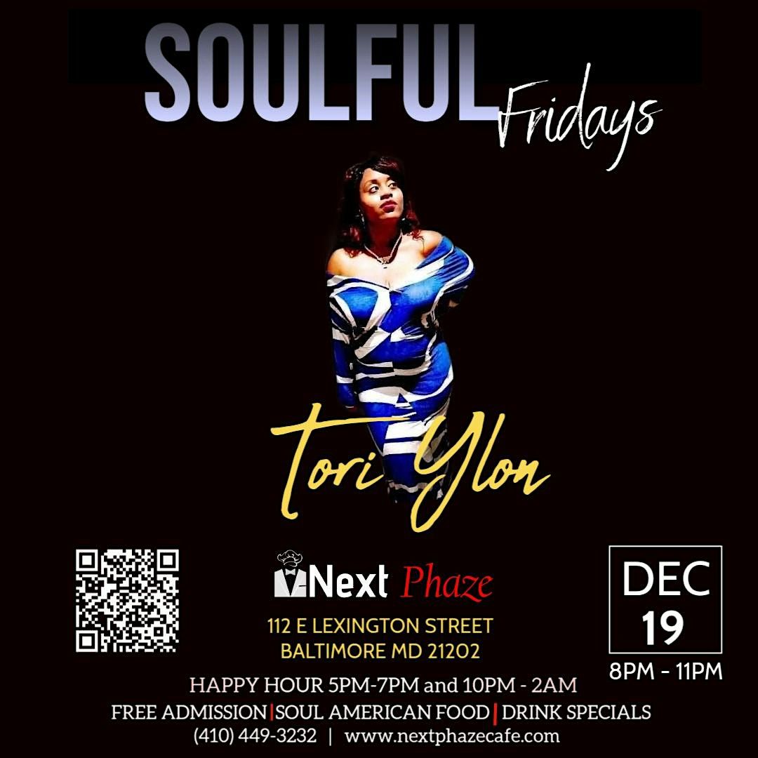 Soulful Fridays ft. Tori Ylon, 19 December | Event in Baltimore | AllEvents