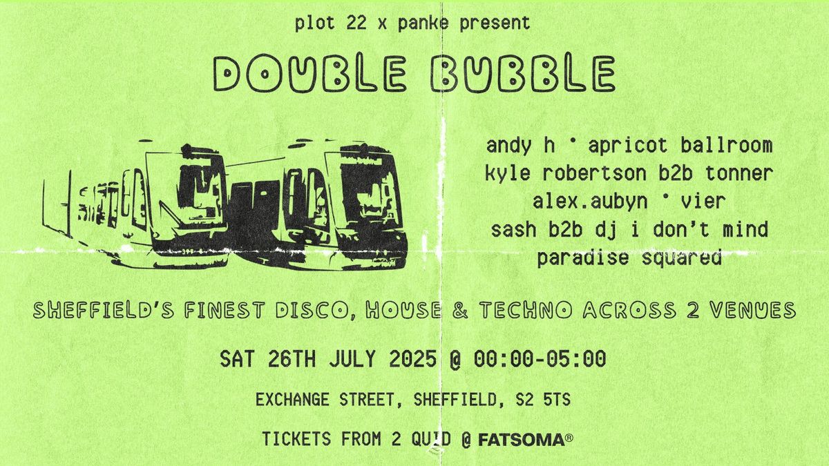 Plot 22 x Panke presents DOUBLE BUBBLE (Part 2: Disco, House &amp; Techno 120-140)), 26 July | AllEvents