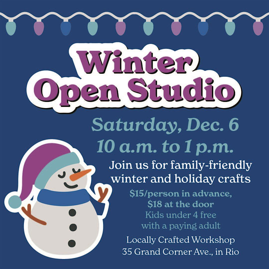 Winter Open Studio craft workshop in Montgomery County, Md., 6 December | Event in Gaithersburg | AllEvents
