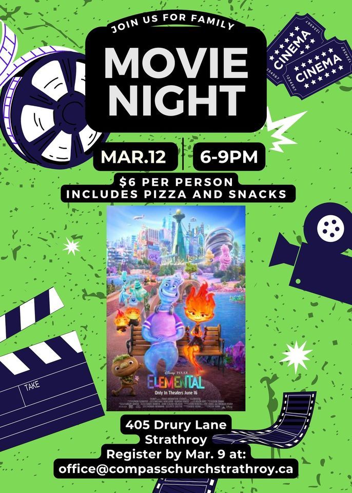 March Break Movie Night , Compass Community Church, Strathroy, 12 March ...