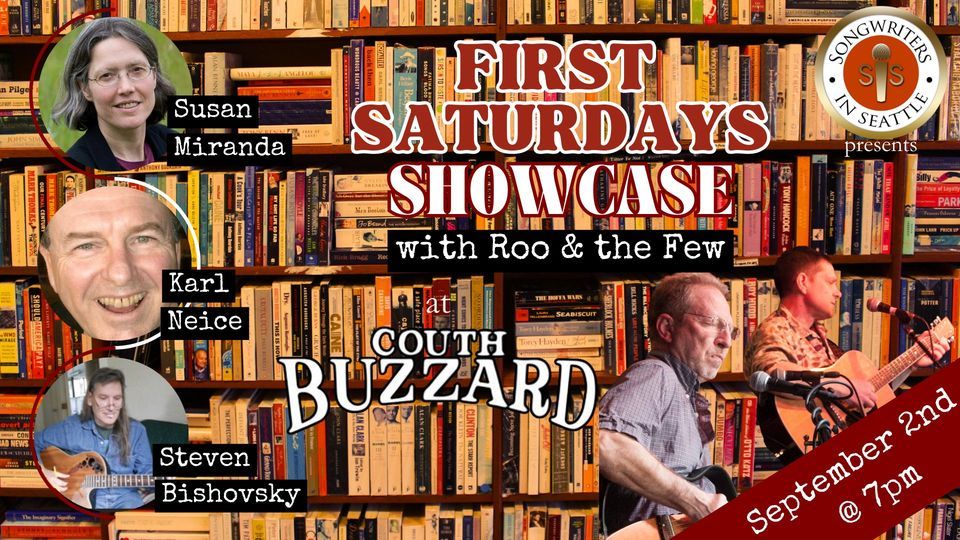 Songwriters in Seattle Monthly Showcase, Couth Buzzard Books Espresso