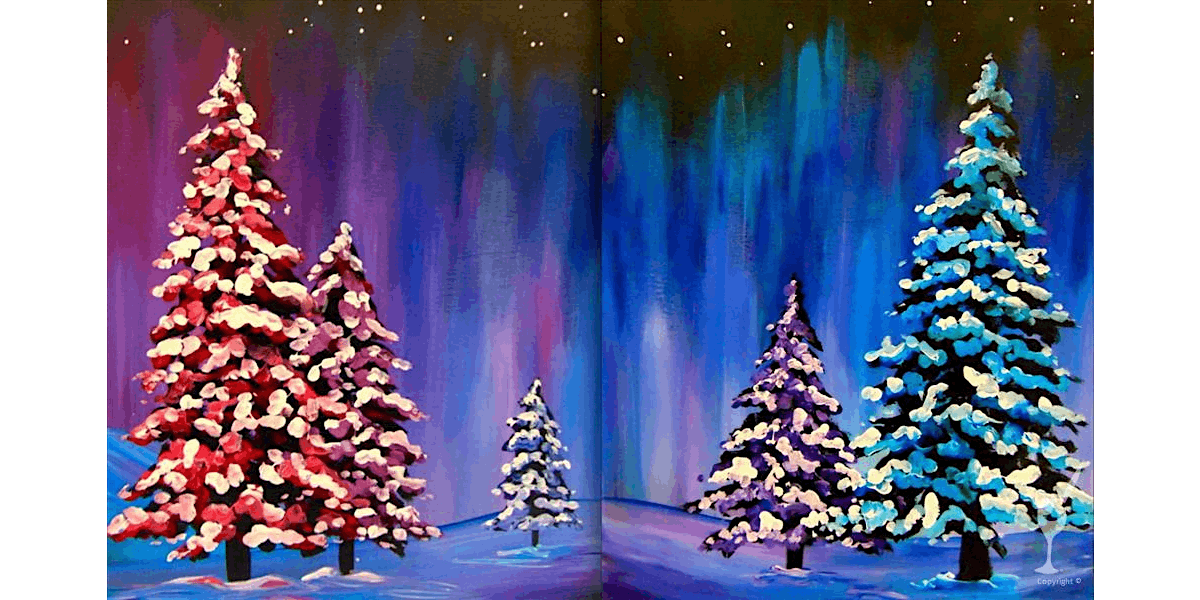 Christmas Lights in all Their Splendor - Paint and Sip in Denver | Classpop!™, 20 December | Event in Denver