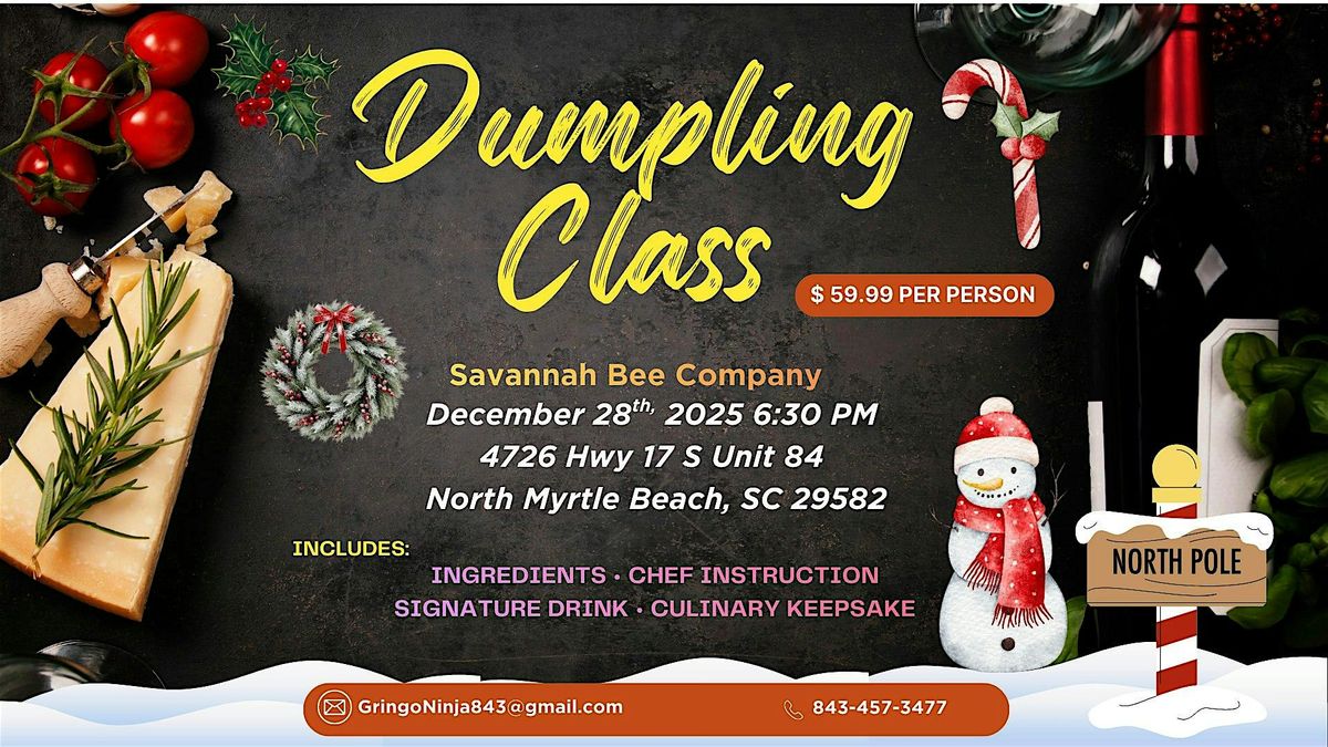 Christmas Dumpling Class