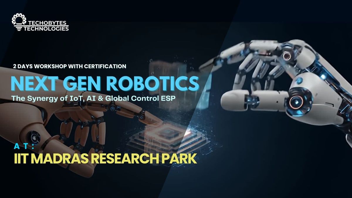 Next Gen Robotics (AI-IOT), 29 November | Event in Chennai | AllEvents
