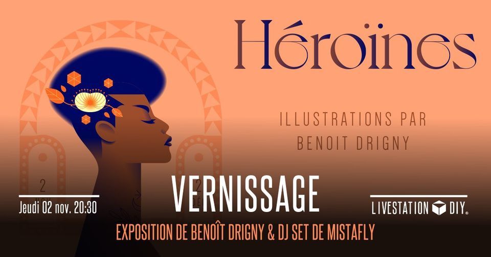 Vernissage de Benoît Drigny & Dj set de Mistafly ...