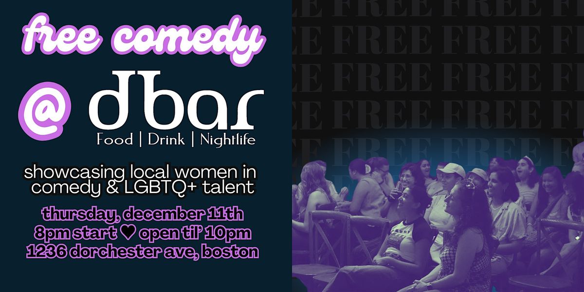 Free Stand-up Comedy at DBar, 9 January | Event in Boston | AllEvents